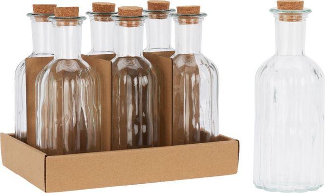 Hovedbilde Glassflaske m/kork 0,5l