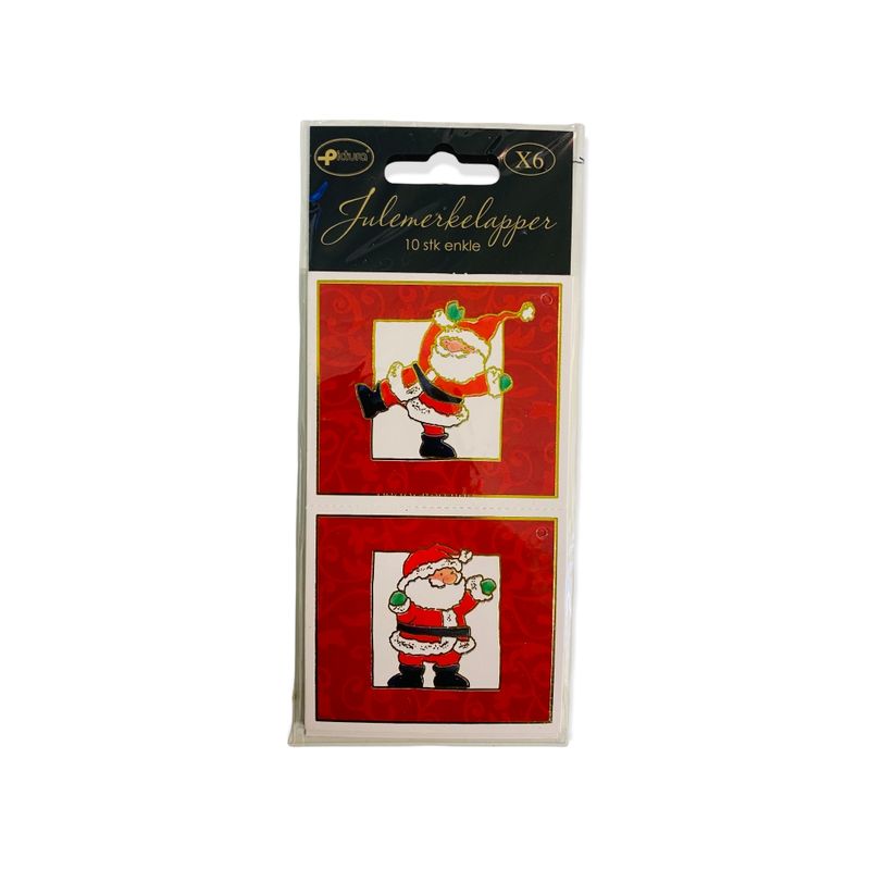 Julemerkelapper 10pk