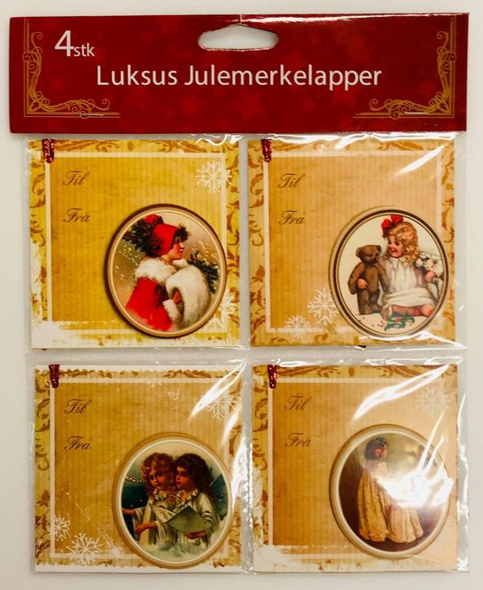 Hovedbilde Julemerkelapper 4pk