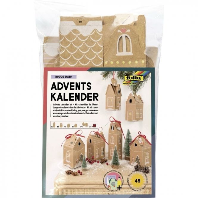 Hovedbilde Kalenderposer formet som hus