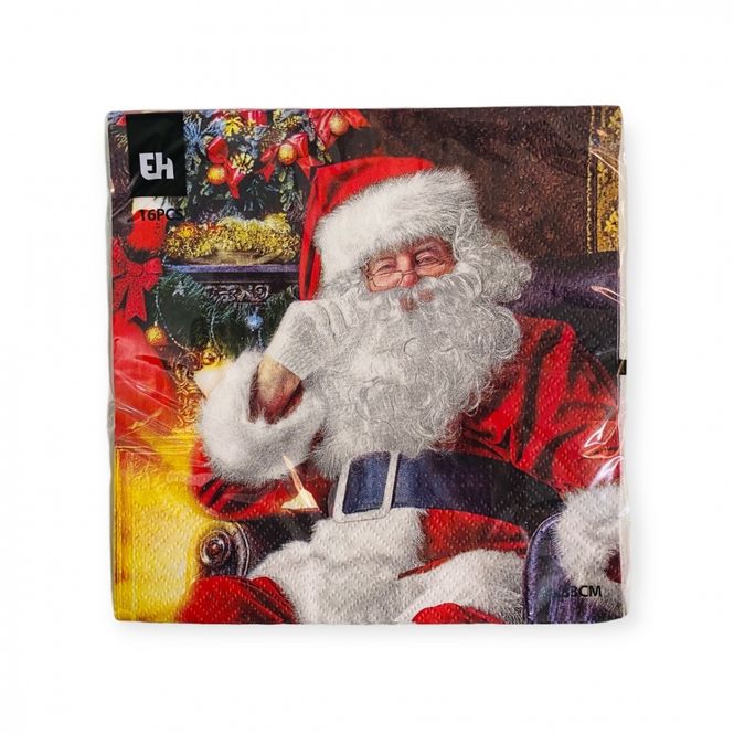 Hovedbilde Juleservietter 16 pk. Nissemotiv