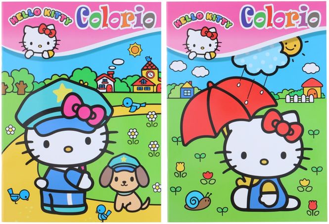 Hovedbilde Fargeleggingsbok A4 32 sider Hello Kitty