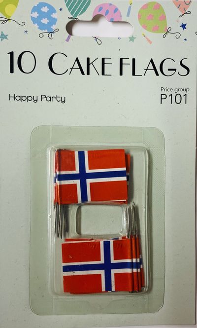 Hovedbilde Kakeflagg 10 pk.