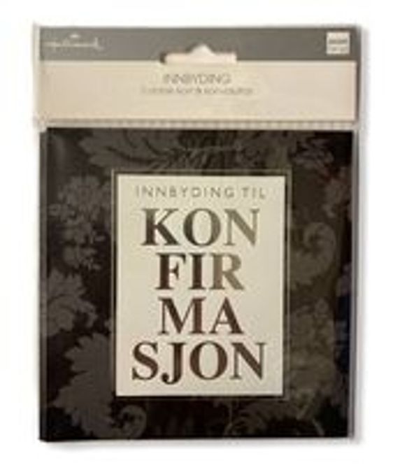 Hovedbilde Innbyding til konfirmasjon 5 pk.