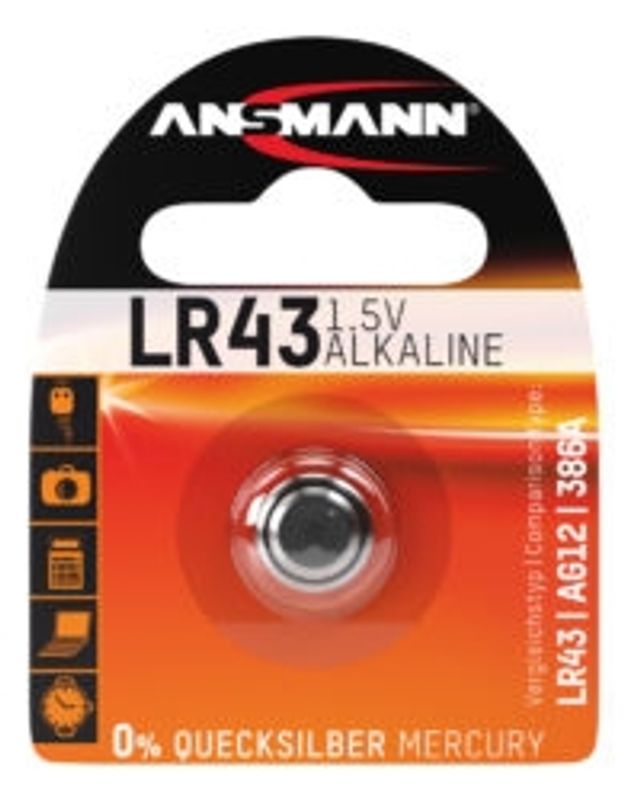 Knappebatteri LR43