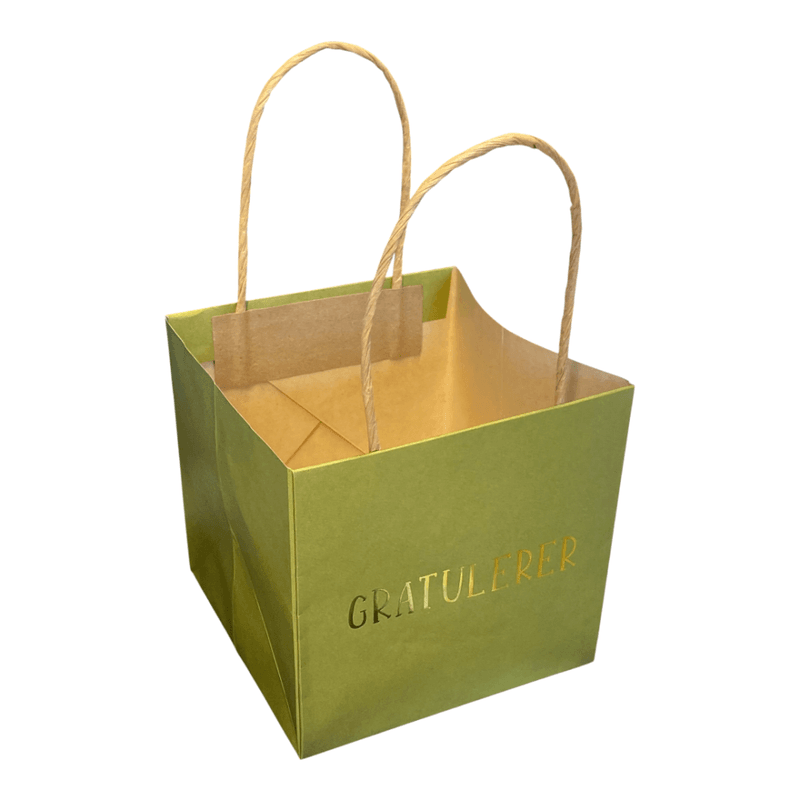 Gavepose 14x14x14 cm Grønn Trend Design