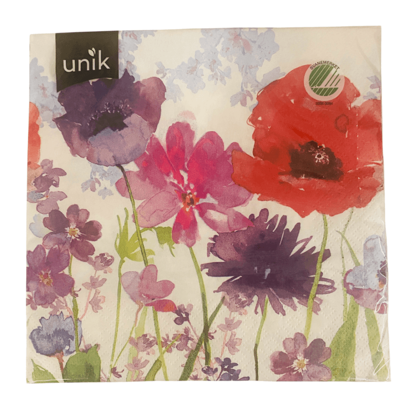 Servietter 20 stk Blomstereng