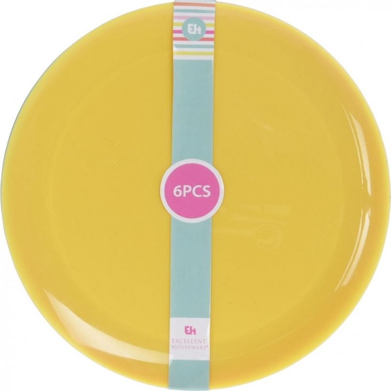 Plast-tallerkener 6 pk.