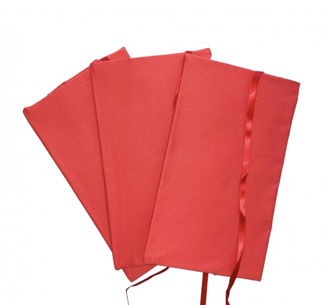 Hovedbilde Bokbind elastisk 3 pk Rød