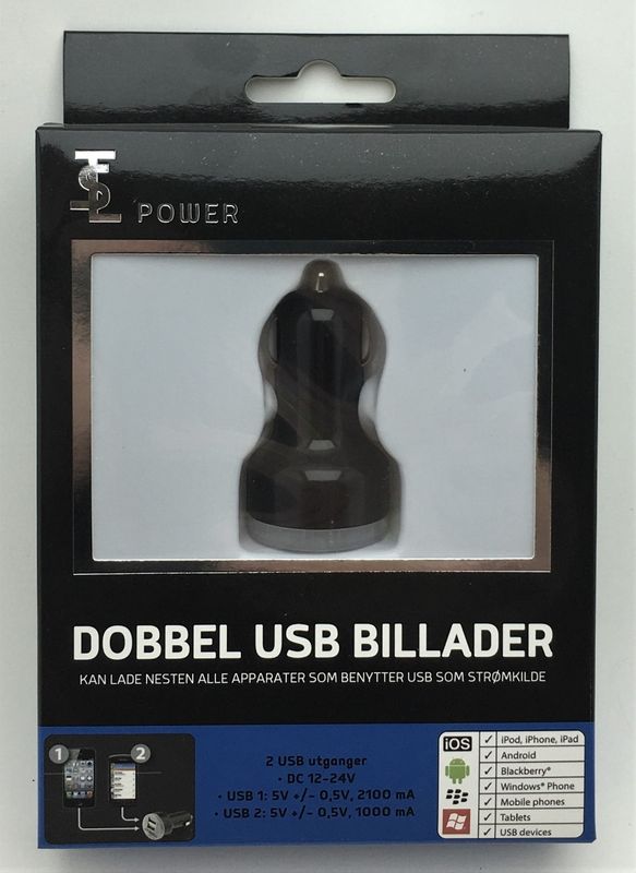 Billader, Dobbel USB