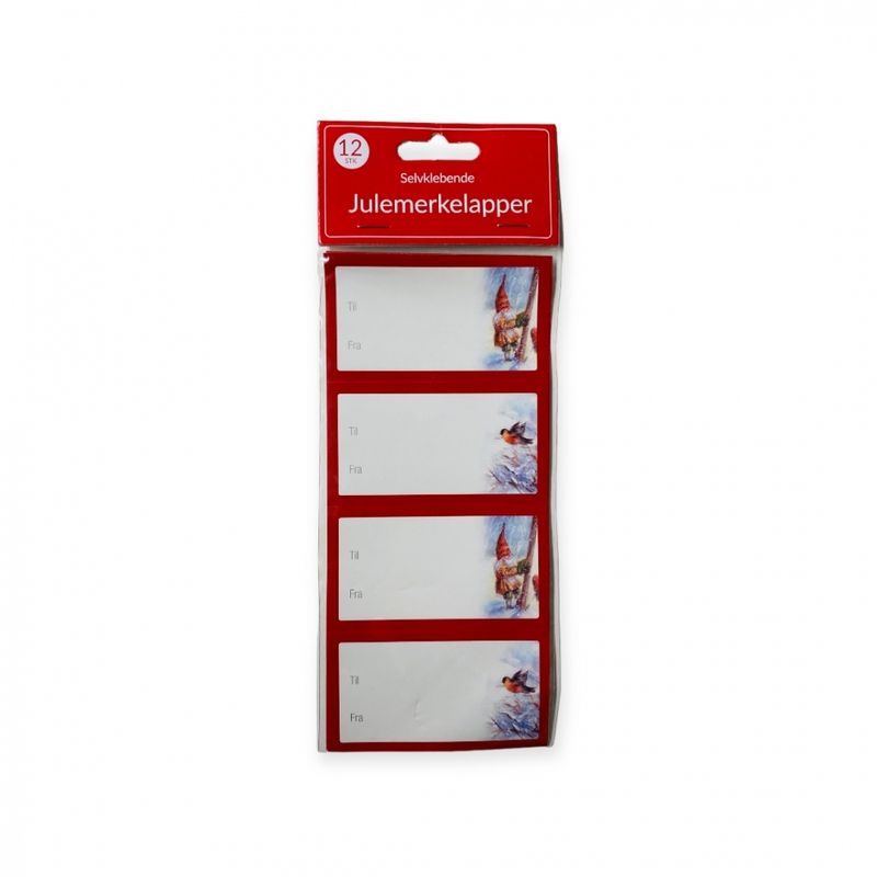 Julemerlelapper 12 pk.