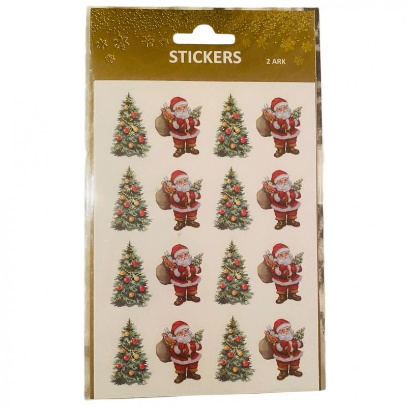 Julestickers Nisse/juletre