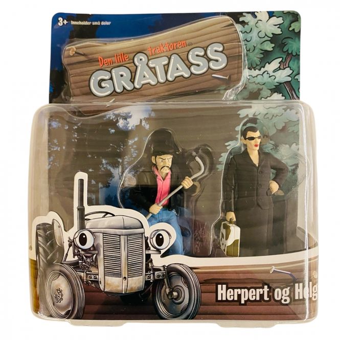 Hovedbilde Gråtass-figurer 2 pk. Herpert og Helga