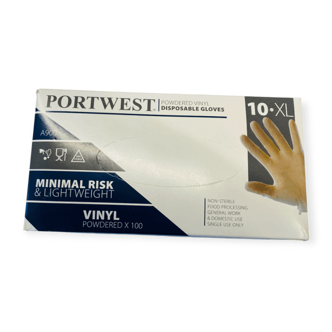 Hovedbilde Vinylhansker 100 pk. XL