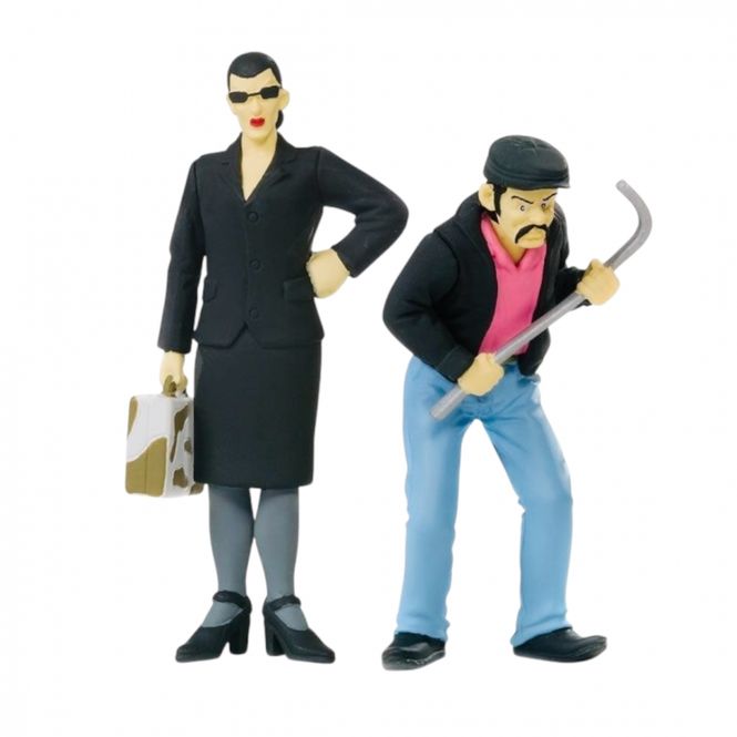 Hovedbilde Gråtass-figurer 2 pk. Herpert og Helga