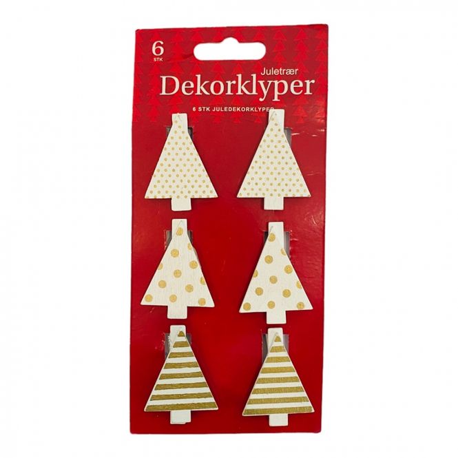 Hovedbilde Dekorklyper jul  6 pk