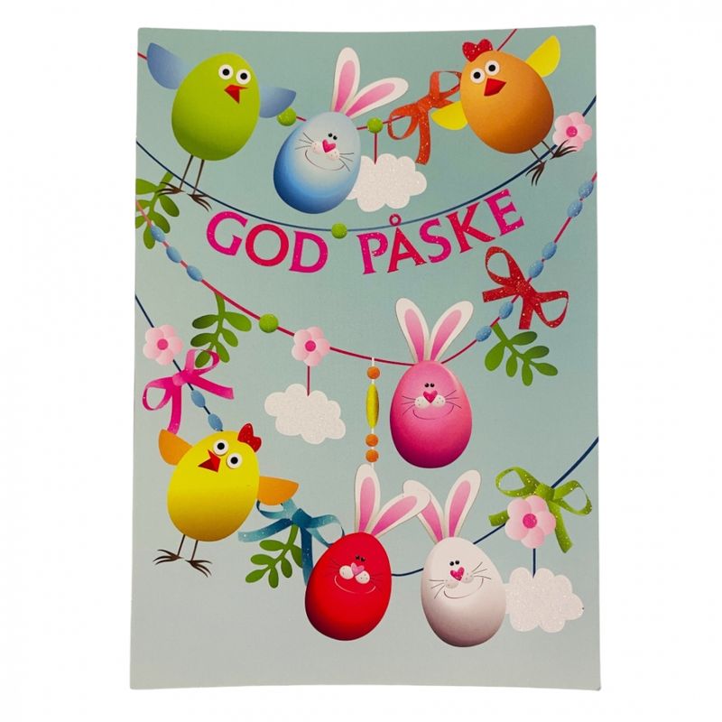 Påskekort Enkelt