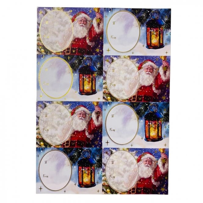 Hovedbilde Julemerkelapper selvklebende 8 pk