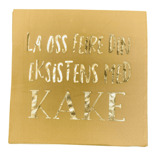 Hovedbilde Servietter 20 pk. La oss feire din ...