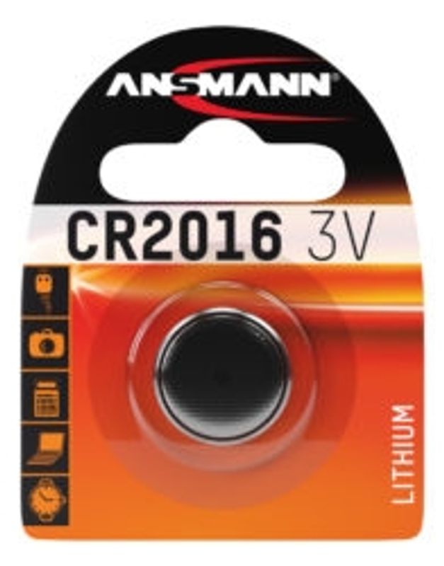 Knappebatteri CR2016
