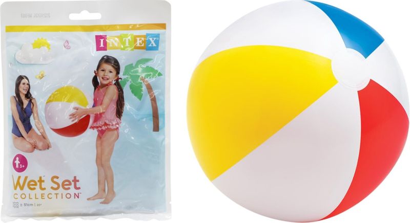 Intex Stor Badeball 51cm | Oppblåsbar Strandball