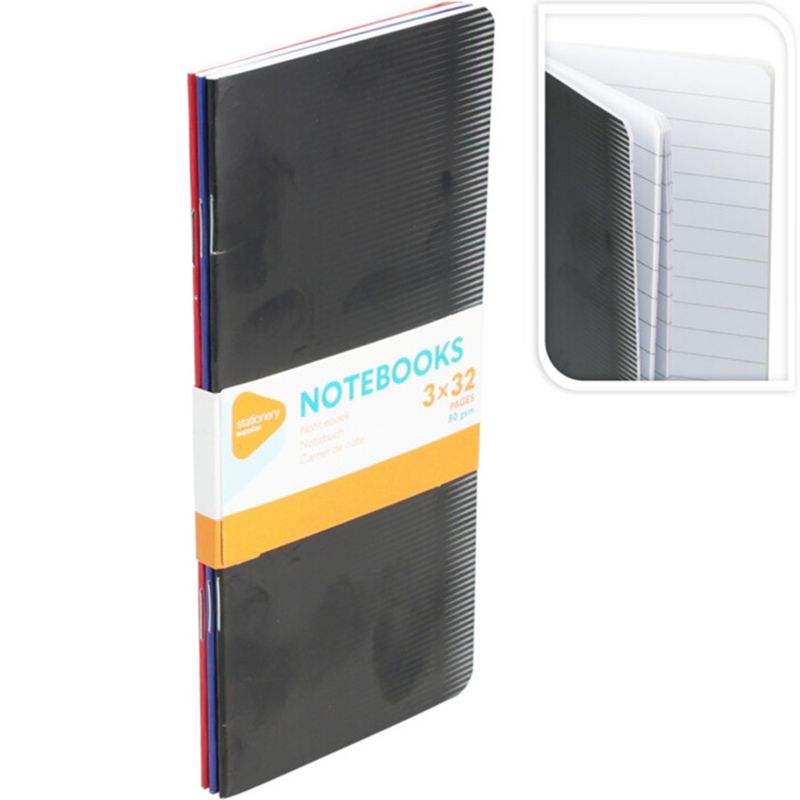 Notatbøker 3pk 