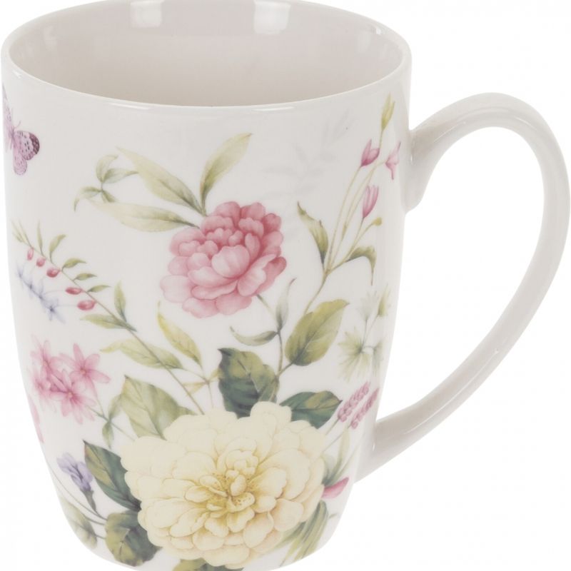 Krus 300 ml blomstermønster
