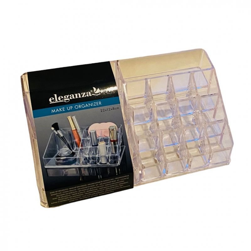 Sminkeorganiserer 16 rom Transparent